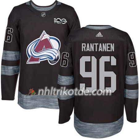 Colorado Avalanche Trikot Mikko Rantanen 96 1917-2017 100th Anniversary Adidas Schwarz Authentic - Herren